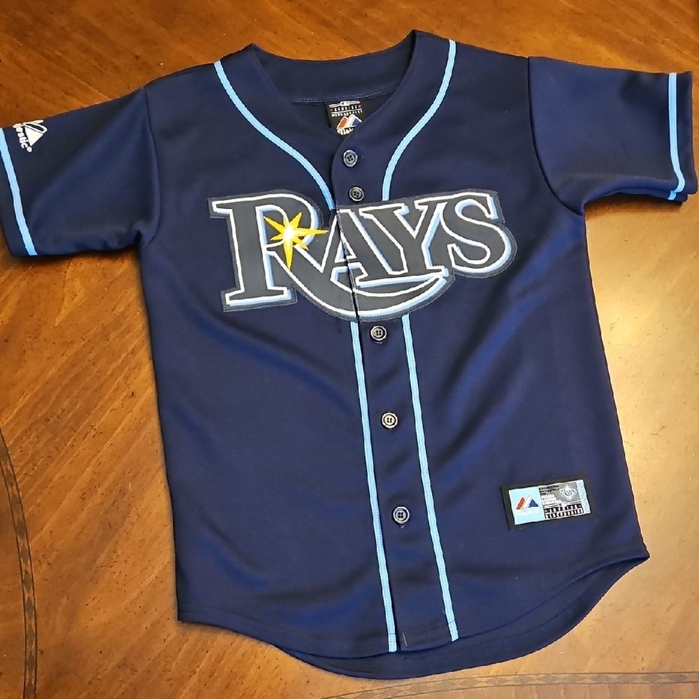 Tampa Bay Rays Baseball Jersey, Child Small